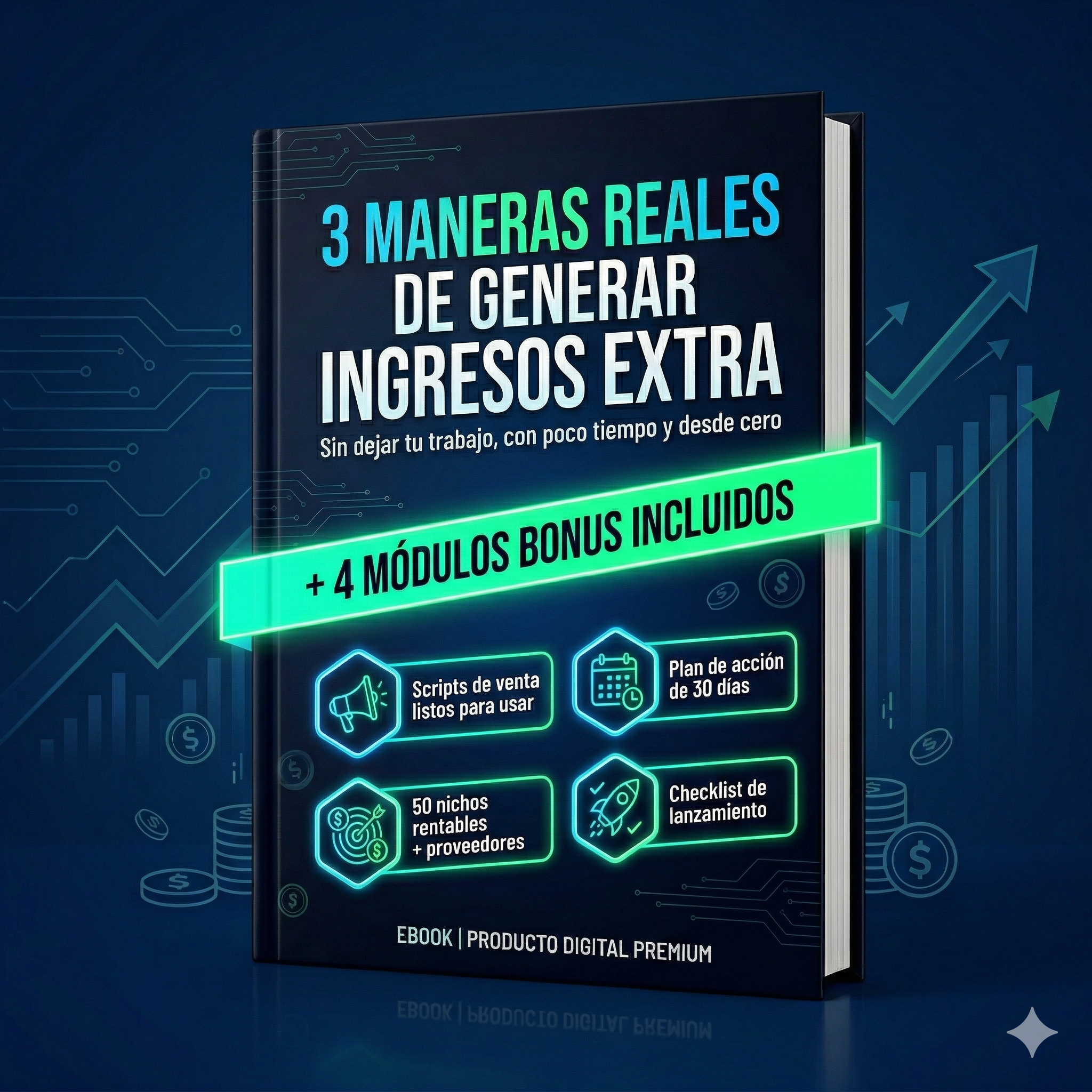 Sistema 3 para generar ingresos extra maneras + 4 modulos de regalos